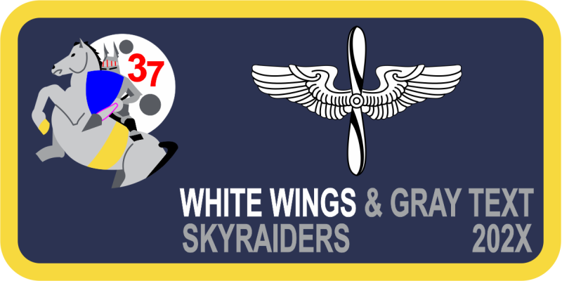 CS-37 Animalistic Skyraiders Name Tag