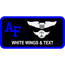 Image for Academic Wing AF Blue Name Tag
