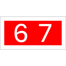 Image for 71 STUS Red/White 67 Pocket Tab