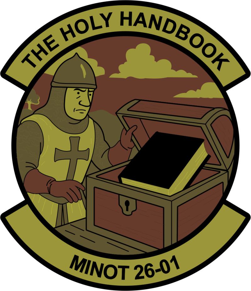 532 TRS Minot Class 26-01 The Holy Handbook OCP Patch