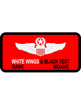 Image for 110 BS Two Lines of Text Name Tag