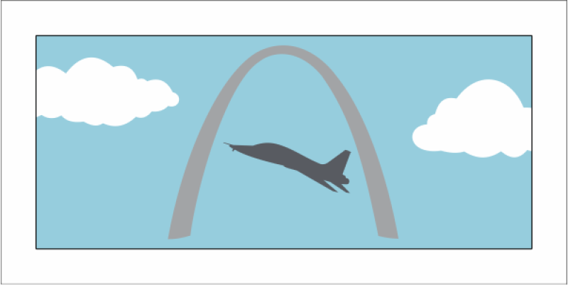 393 BS Arch with T-38 Pocket Tab