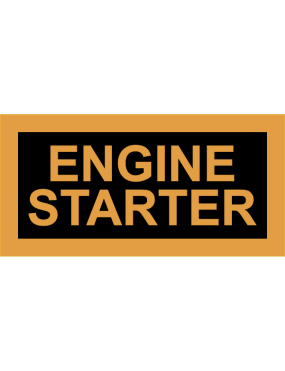 Image for 393 BS Engine Starter Pocket Tab
