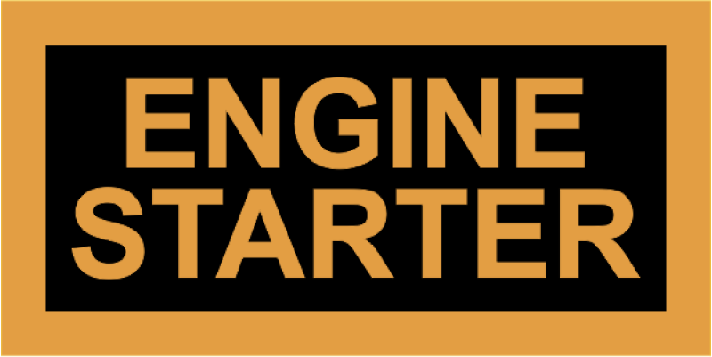393 BS Engine Starter Pocket Tab