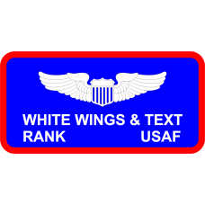 Image for 55 SRW No Logo Two Lines of Text Name Tag