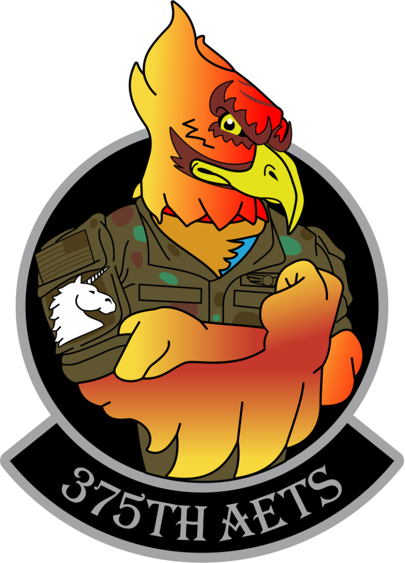 375 AETS Phoenix Patch 4"