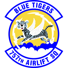Image for 757 AS Blue Tigers Full Color Patch 2024