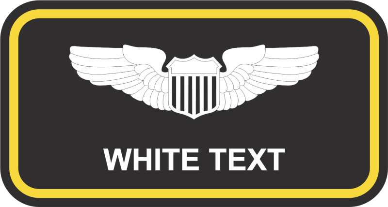 70 ARS Black Name Tag