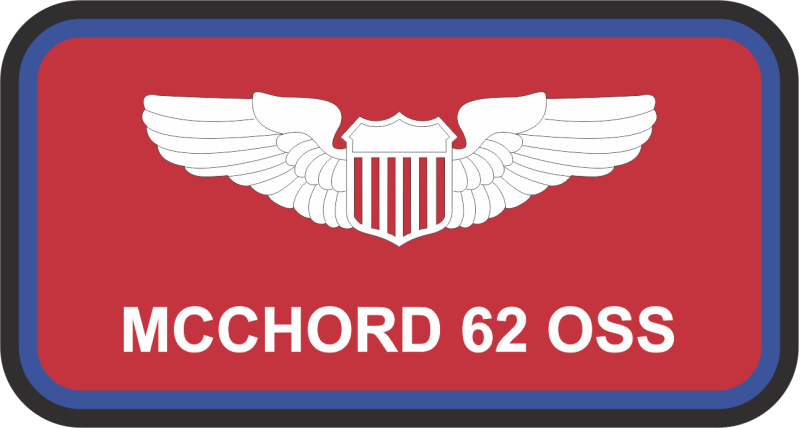 62 OSS Red Name Tag