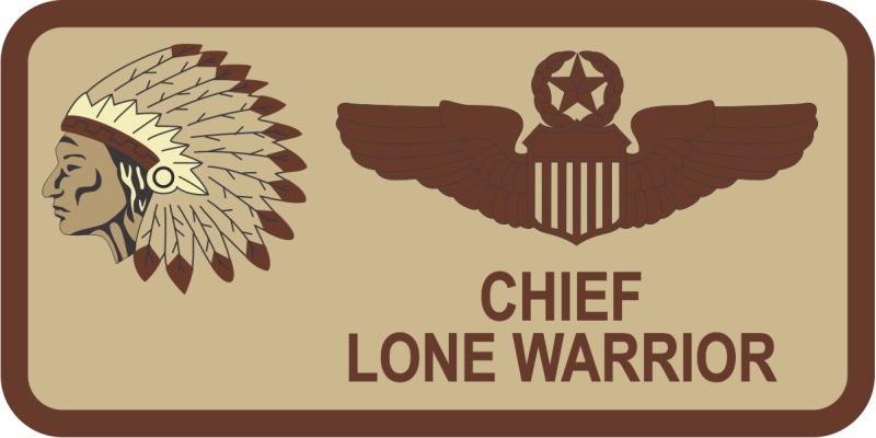 335 FS Desert Name Tag