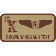 Image for 39 RQS Desert Name Tag