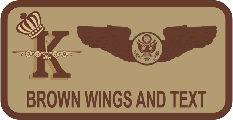 39 RQS Desert Name Tag