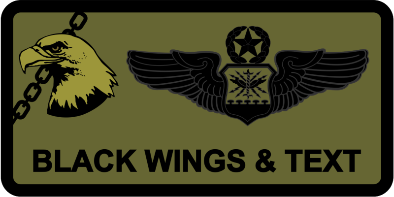 27 SOW Safety Eagle with Chain Name Tag