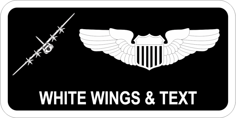 29 WPS Black Name Tag