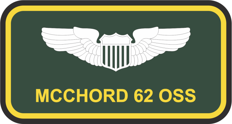 62 OSS Green Name Tag
