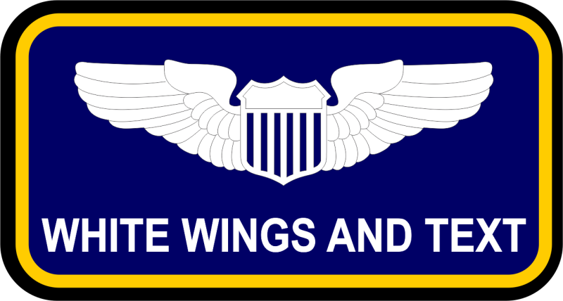 344 TRS Navy Name Tag