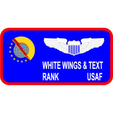 Image for 48 IS Blue Name Tag