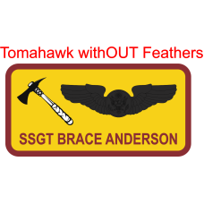 Image for 482 ATKS No Feathers Name Tag