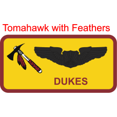 Image for 482 ATKS Feather Name Tag