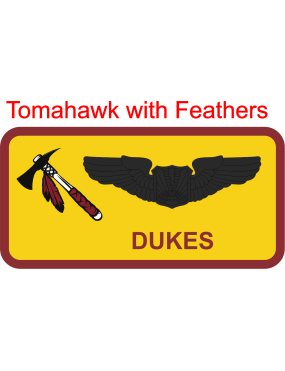 Image for 482 ATKS Feather Name Tag