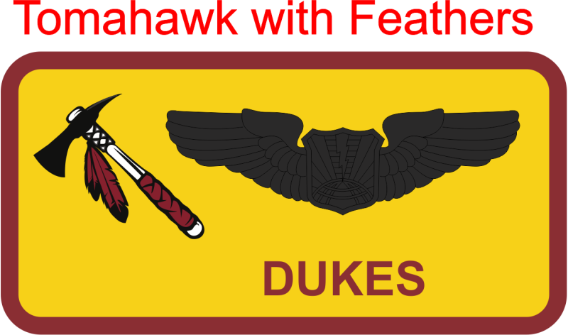 482 ATKS Feather Name Tag
