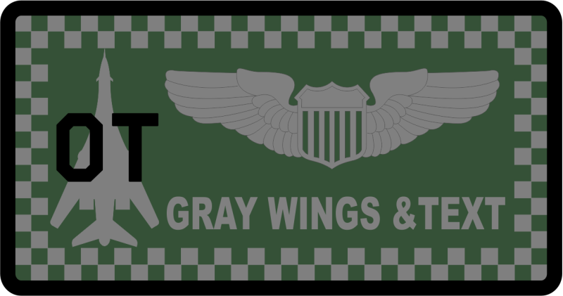 53 TMG Green Name Tag