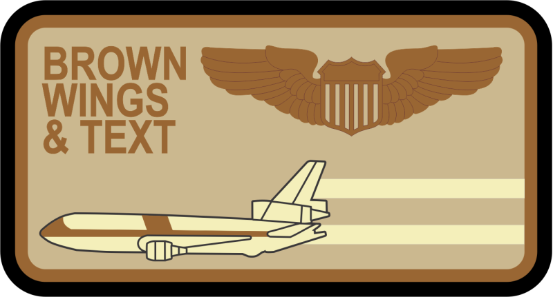 6 ARS Desert Name Tag