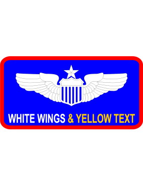 Image for 916 ARW Blue Name Tag