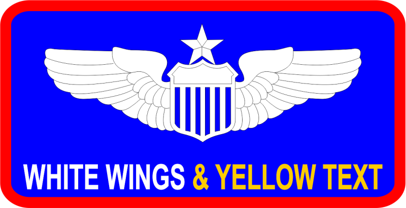 916 ARW Blue Name Tag