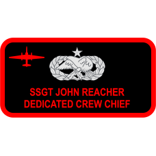 Image for 9 AMXS Red U-2 Name Tag