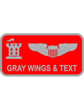 Image for 924 ARS Red Name Tag