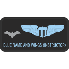 Image for 9 OG Det 5 Gray Bat Name Tag