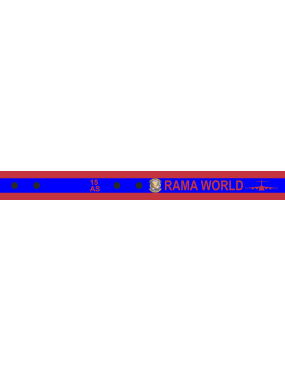 Image for 15 AS Red & Blue Bag Tag