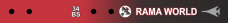 Image for 34 BS Red Fade To Black Bag Tag