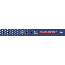 Image for 4 AS Blue Stars Bag Tag