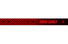 Image for 89 AS Heritage Black/Red Checkerboard Bag Tag