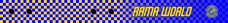 Image for 89 AS Blue & Yellow Checkerboard Bag Tag