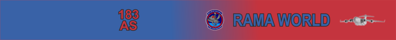 183 AS Blue/Red Fade C-17 Bag Tag