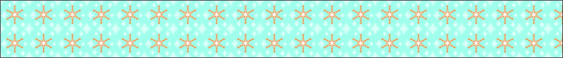 Green with Gold Stars Bag Tag