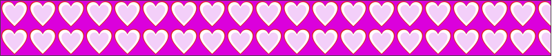 Pink Hearts Bag Tag