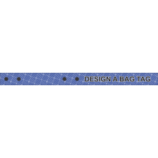 Image for Blue And White Bag Tag