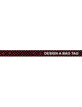 Image for Hearts Bag Tag