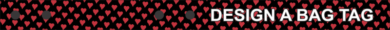 Hearts Bag Tag