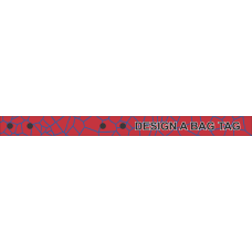 Image for Red and Blue Bag Tag