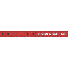 Image for Red Chrome Bag Tag