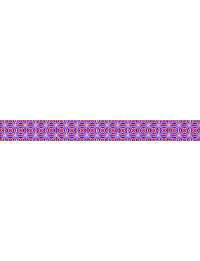 Image for Red White Blue Star Bag Tag