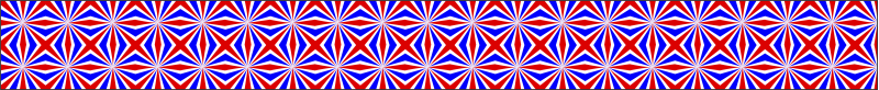 Red White Blue Star Bag Tag