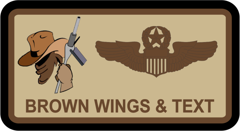 349 ARS Desert Name Tag