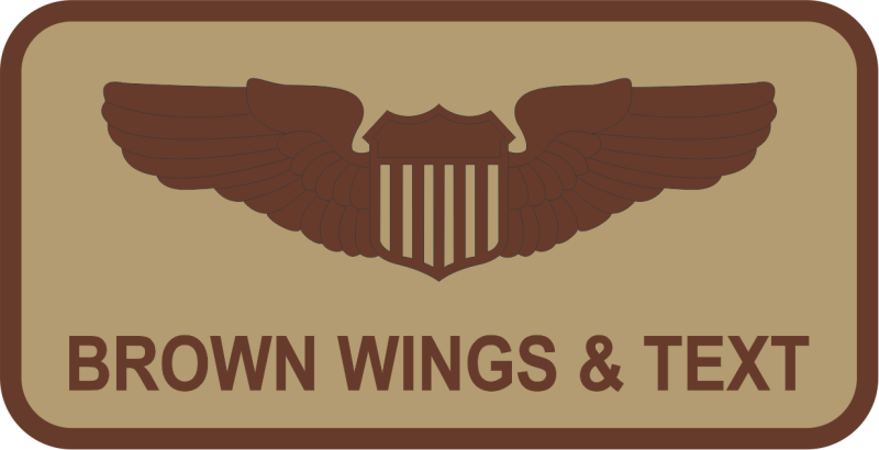 70 ARS Desert Name Tag