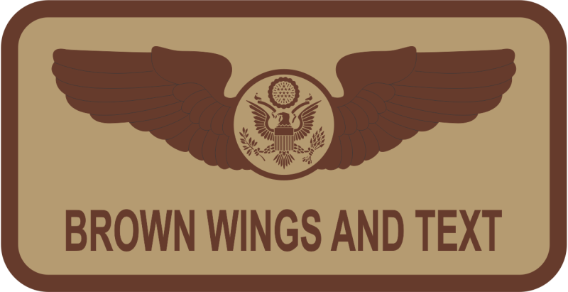 621 AMOS Desert Name Tag